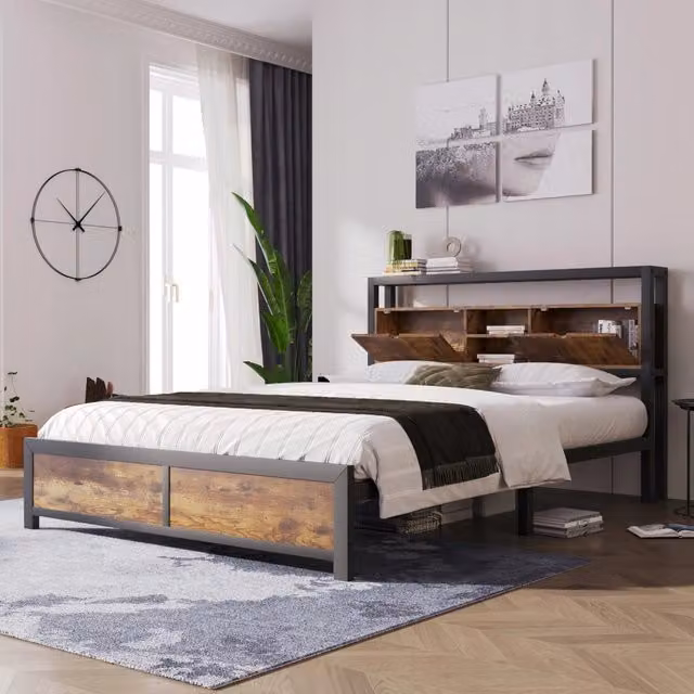 Letto singolo per ragazzi in metallo - Xylo - 140x200 cm con testiera