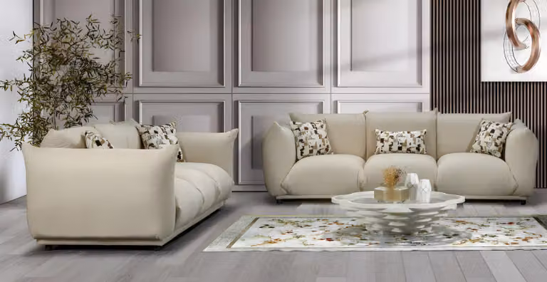 Sofagruppe Sofa Kombination Sitzgarnitur Sofaset Polstergarnitur 4+4