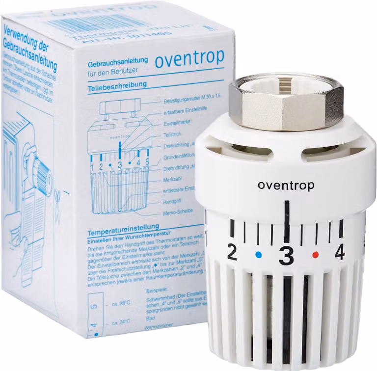 Termostato Uni LH, filettatura M30 x 1,5, con punto zero a 7-28°C