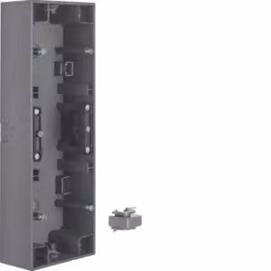 Berker 10537006 Scatola da incasso a vista a 3 moduli, antracite opaca Berker K.1