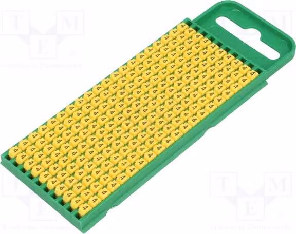 200 etichette per cavi e conduttori, adatte per sezioni da 0,8 a 2,2 mm, codice prodotto 561-00644. Etichette per cavi