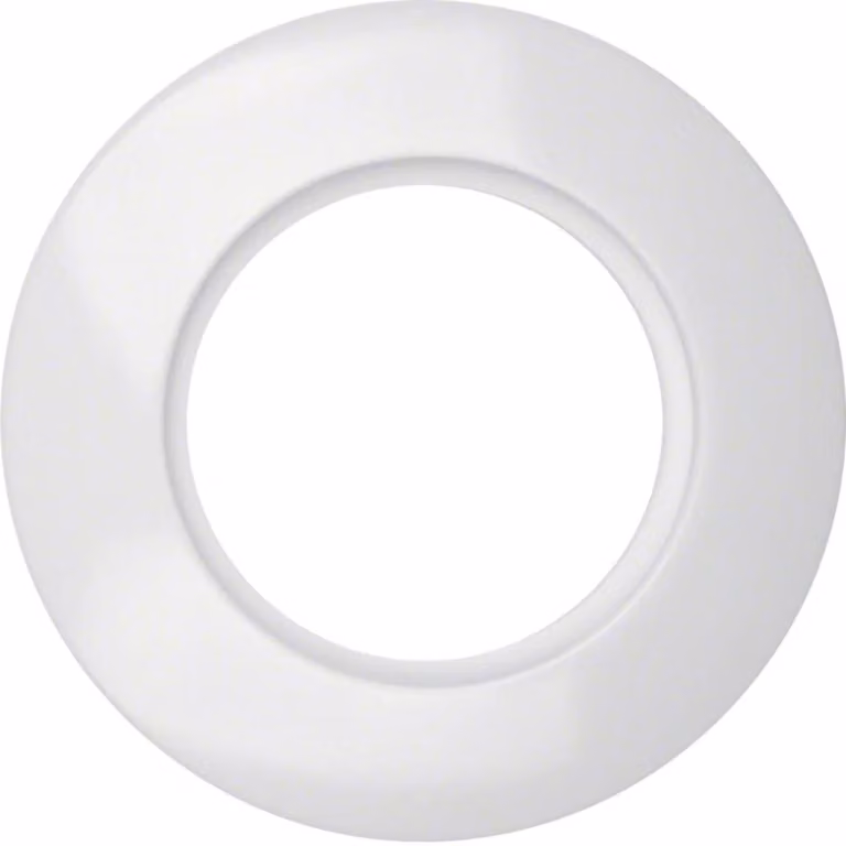 Cornice Hager a 1 modulo, serie 1930, WTD3100WG, bianco polare lucido