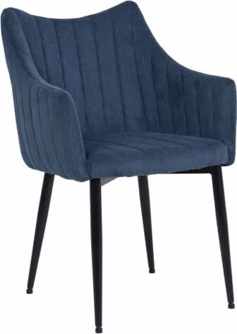 Set di sedie da pranzo Monte blu navy set di 6 sedie da cucina