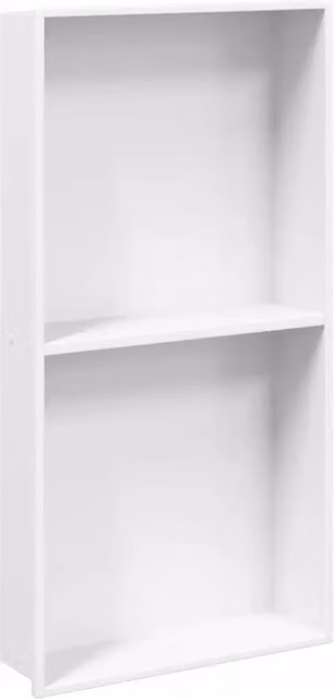 Nicchia per Doccia Bianco Opaco 32x62x9cm in Acciaio Inox CFW9255851