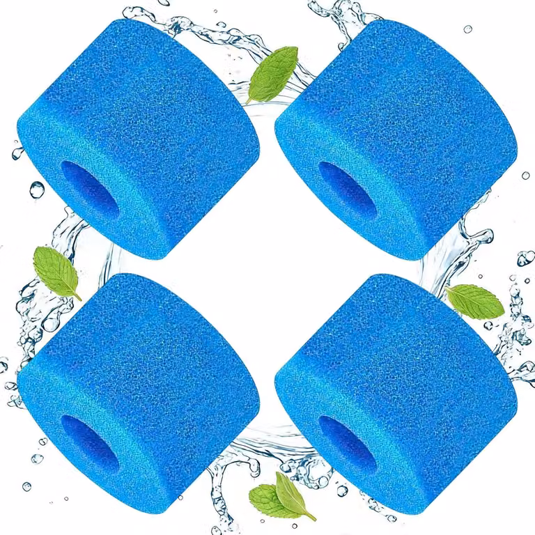 Filtri in schiuma per piscina, confezione da 4 pezzi, dimensioni 10,8 x 7,3 cm, schiuma filtrante per piscine