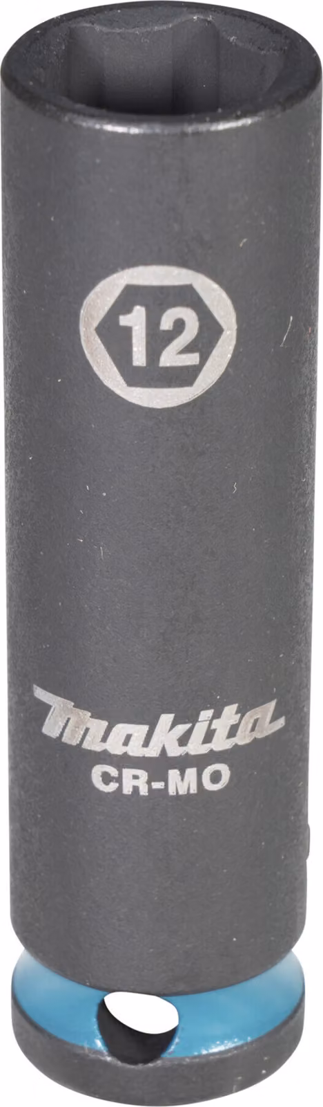 Chiave a bussola E-16293 Impact Black 3/8 pollici esterno 4kt D.12 mm lunga