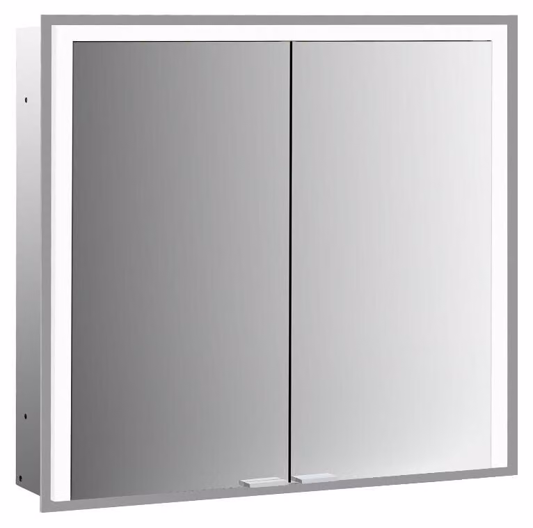 emco prime 3 armoire de toilette, 1000mm, 2 portes, modèle encastré, 949717204, 949717204