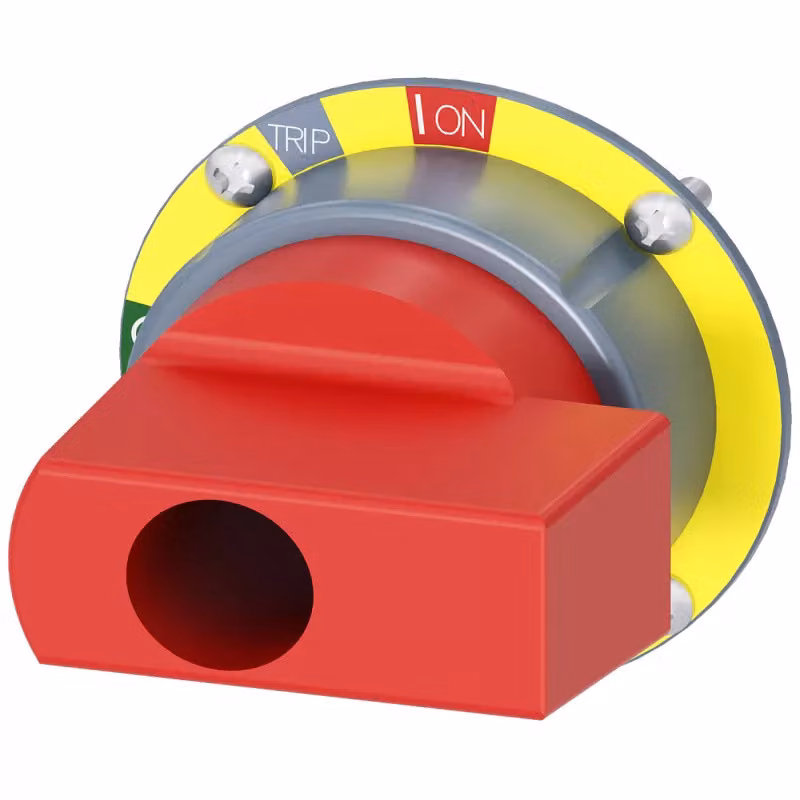 Maniglia supplementare Siemens per attuatore rotante con accoppiamento porta, arresto di emergenza. Accessorio per: 3VA5 125 3VA91370GC05