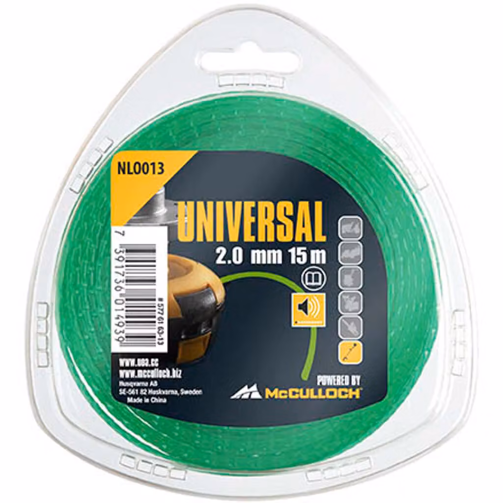 Corda per trimmer profilo tondo UNIVERSAL 2 mm 15 m