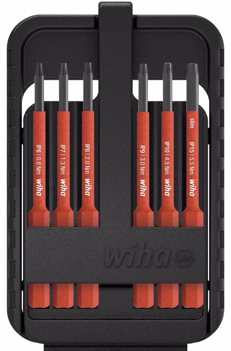 Wiha - Set di punte elettriche slimbit - 6 pezzi