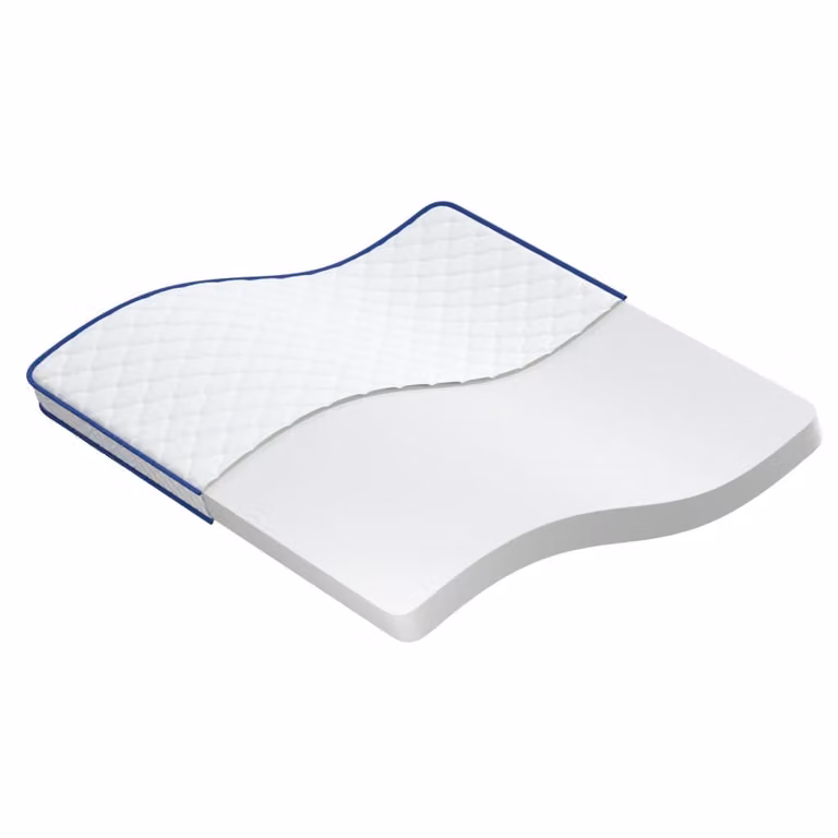 Materasso Viscoelastico Bianco 200x200x17 cm Morbido
