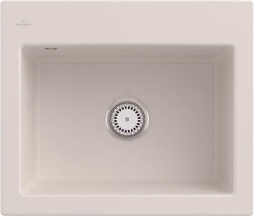 Villeroy & Boch lavello 60 S SUBWAY 600 x 510 mm funzionamento manuale crema