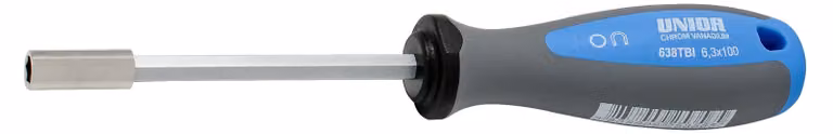 Unior 638TBI6, portabrocche a 3 inserti, per inserti da 6,3 mm