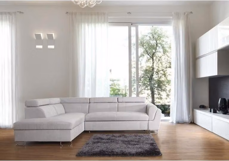 Design Ecksofa Sofa Bettfunktion Couch Polster Sitz Eck Sofas Couchen Lotus