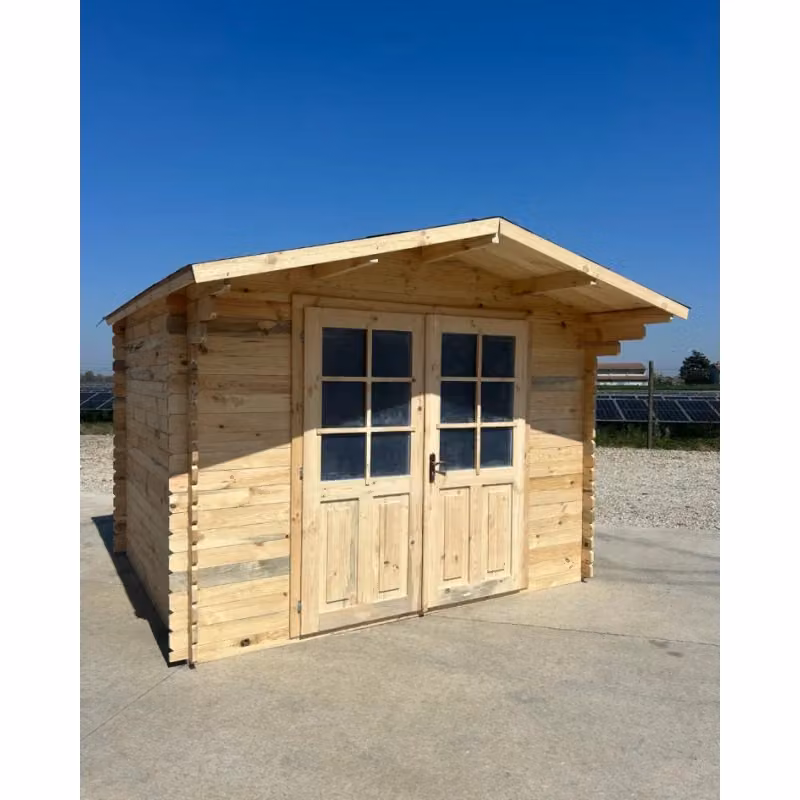 Casetta in Legno da Giardino Block House Cabex Co Srl, Colore Marrone, L/P/H: 300 x 250 x 240 cm – 2