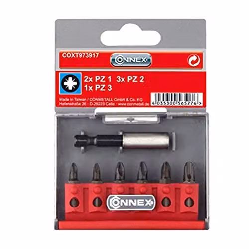 Set inserti PZ 6 pz. + supporto magnetico