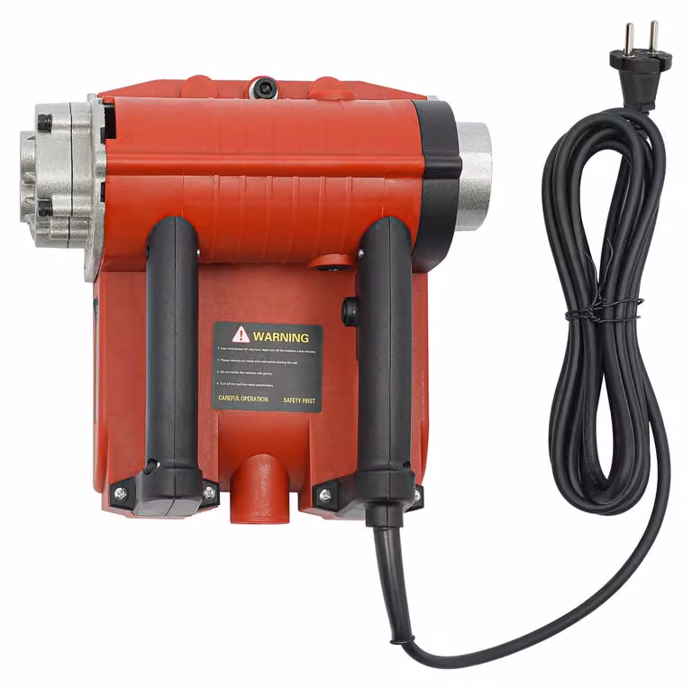 Fresatrice elettrica da parete - Pialla da parete - 4580 W - 2750 giri/min - Larghezza di lavoro: 15 cm - Profondità regolabile: 1–4 mm - Lame laterali - Rosso