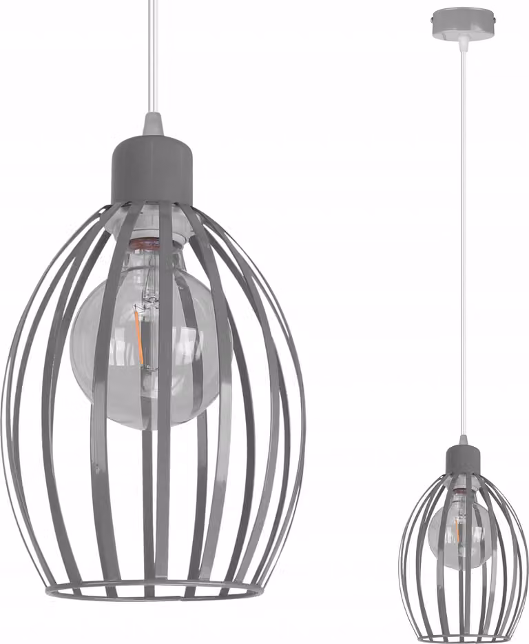 Loft Lampada A Sospensione In Metallo E27 Led