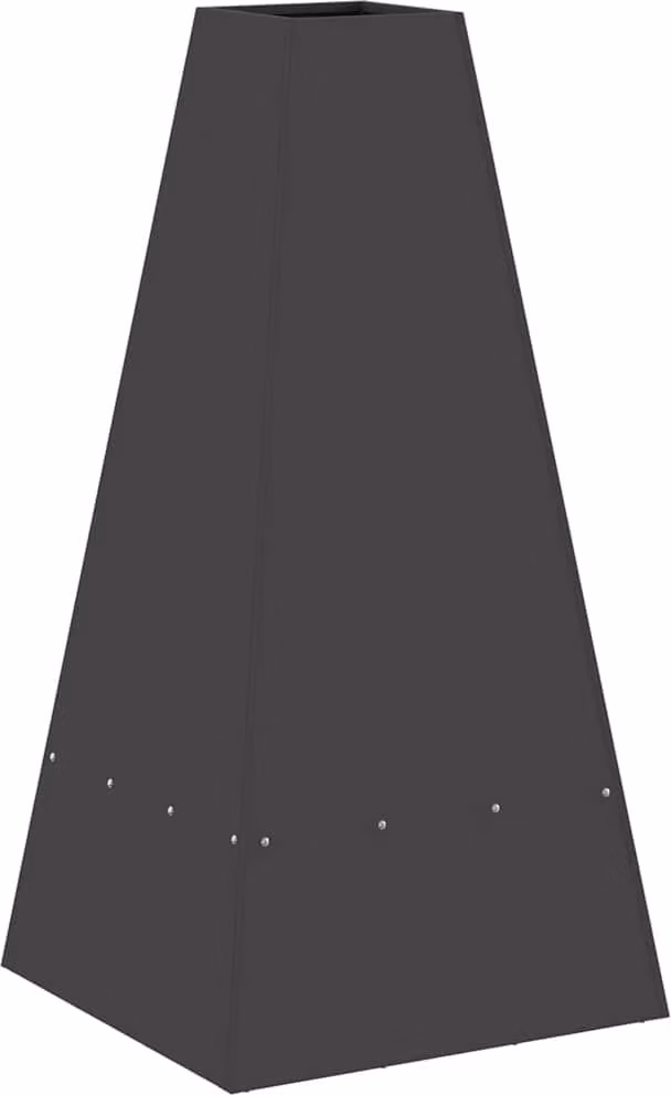 Focolare Nero 50 x 50 x 100 cm Acciaio