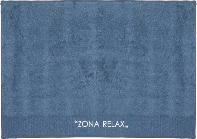 Tappeto da bagno antiscivolo KASANOVA Quotes blu L: 60 cm, P: 85 cm