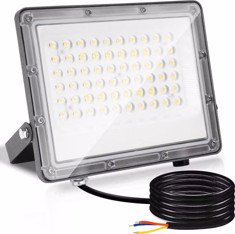 Jopassy 50W LED proiettore Faretto LED IP65 impermeabile proiettore esterno luce di sicurezza per giardino garage 6000K