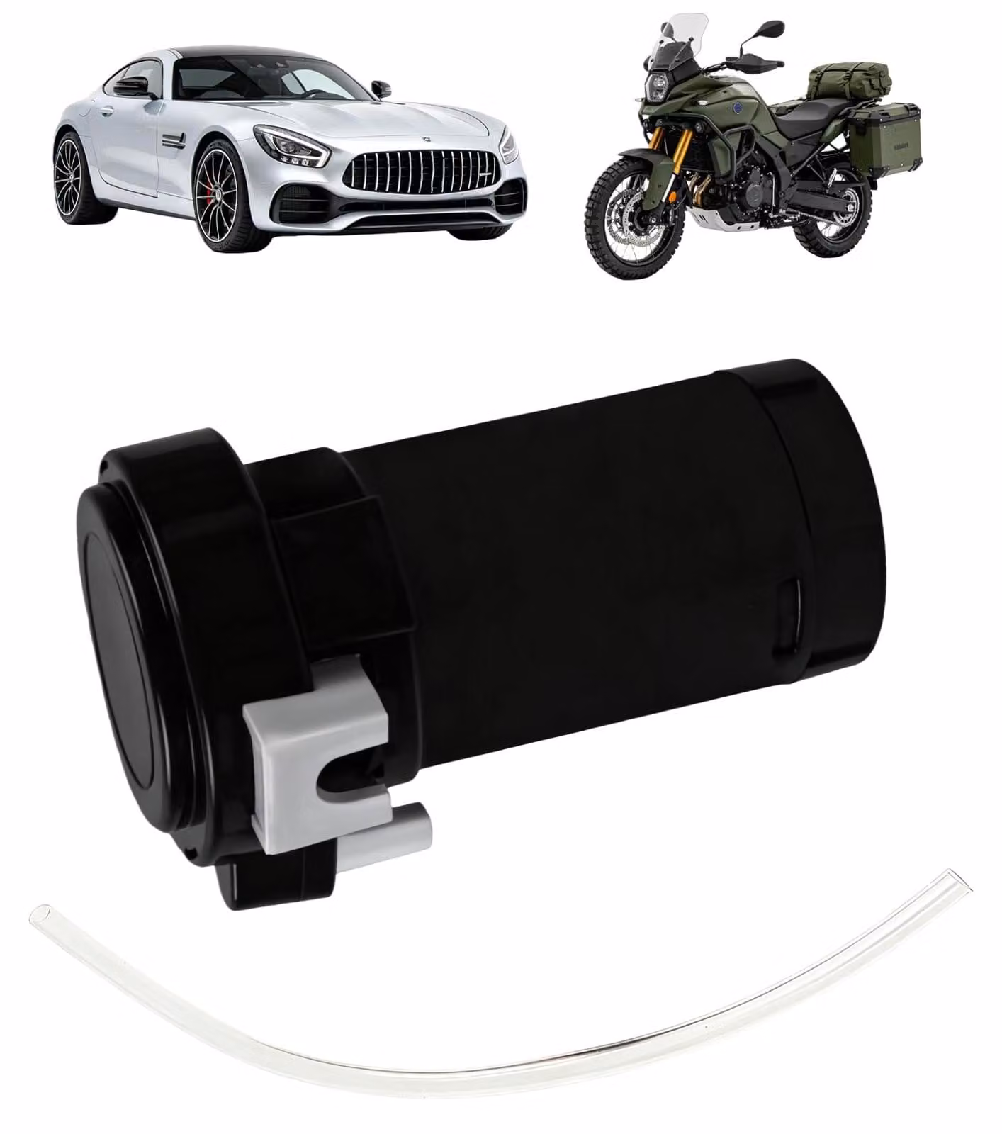 Kit pompa d'aria, motore a tromba, compressore, 12 V, 130 dB