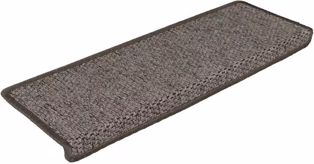 Tappeti Adesivi per Scale Sisal 30 pz | Gradini per Scale 65x21x4cm Grigio e Beige