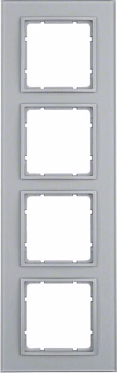 Berker 10146414 Cornice in vetro e alluminio Berker B.7