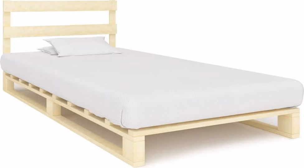 The Living Store Letto in pallet Pino massiccio 90×200 cm