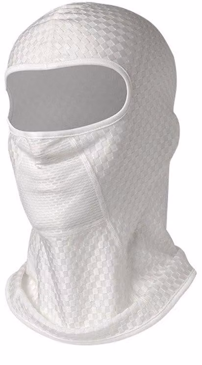 Cappellino da moto in tessuto per cappelli da sole, cappellino da moto, antivento, protezione UV, cappellino estivo, unisex, bianco