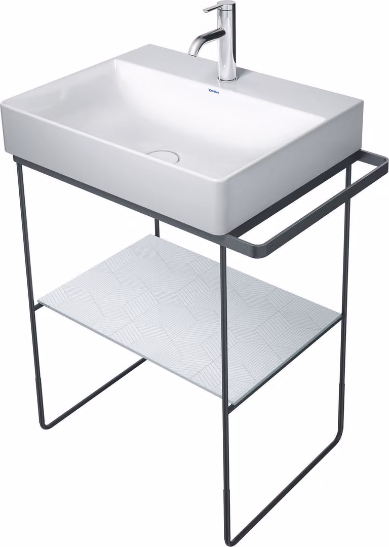 Duravit DuraSquare console en métal 66,5x45,1cm, pour lavabo 235360, sur pied, 0031014600, 0031014600