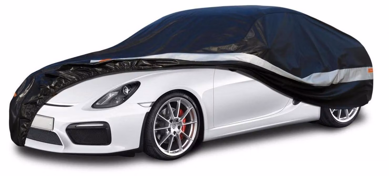 Copertura per auto, 10 strati, impermeabile e traspirante, per Porsche Boxster (1996-2023), colore nero