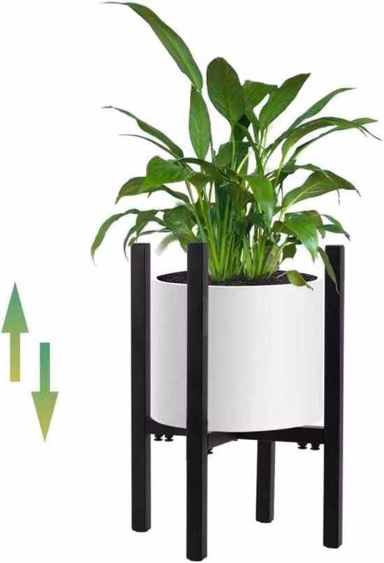 Supporto flessibile in metallo per balcone, larghezza 24-35 cm - Per interni ed esterni - Pezzo unico