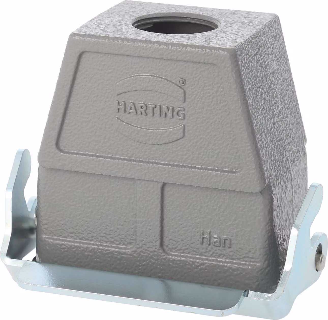 HARTING Han 10B Alloggiamento connettore alto, 1xM32 uscita cavo diritta, con 1 staffa longitudinale Vite M32 Area di serraggio