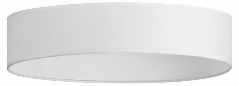 Paralume Cilindro Collezione SET Bianco D45 H9 Cm Tessuto Ideal Lux
