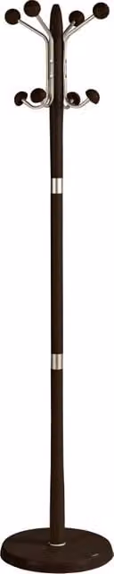 Attaccapanni Herdasa in legno di faggio con finitura marrone opaco L: 37 cm, P: 37 cm, H: 180 cm