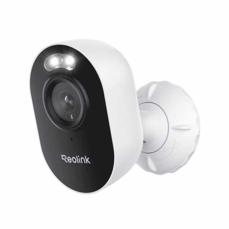 Reolink Lumus, telecamera di sicurezza WiFi da esterno 2K 4MP con faretto, WiFi 2,4/5GHz, audio bidirezionale, rilevamento intelligente, sirena, visione notturna, bianco