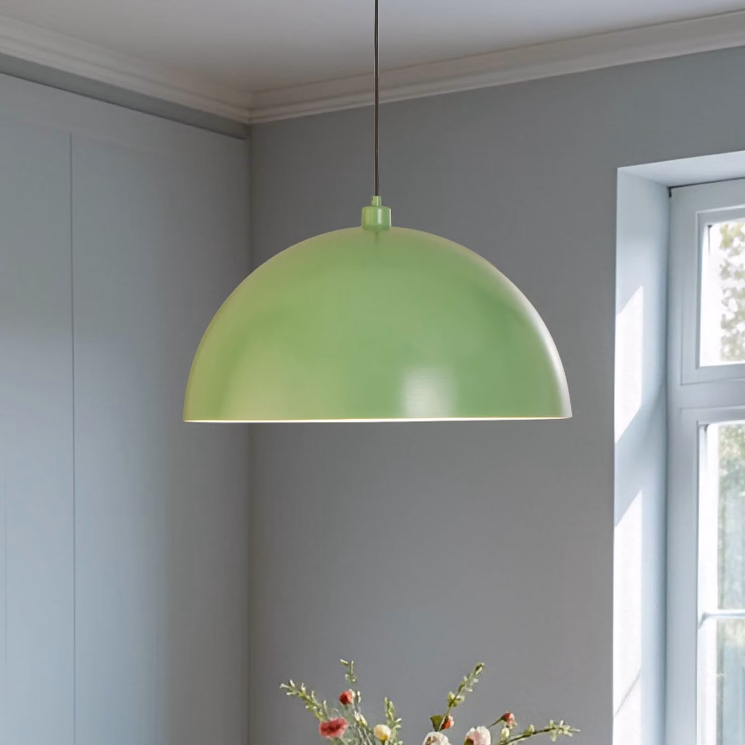 Lampada a sospensione Kure Opviq, dimmerabile, Verde, Cucina, Metallo, Moderno, Lampada a sospensione
