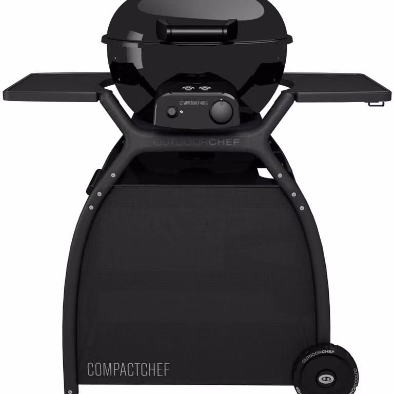 Griglia a gas P-480 G Compactchef, colore nero.
