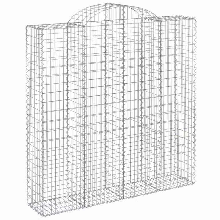 Cesto Gabbione ad Arco 200x50x200/220 cm Ferro Zincato