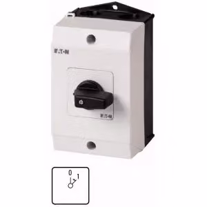 Eaton Interruttore a pulsante, T0, 20 A, montaggio a plafone, 2 moduli, contatti: 3, 45°, a pulsante, con posizione 0, con ritorno in posizione 0, 0 1, n. di riferimento 15303 222603