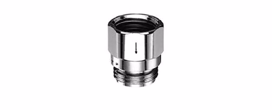 Prevenzione del riflusso Schell in forma di flusso 1/2" cromo