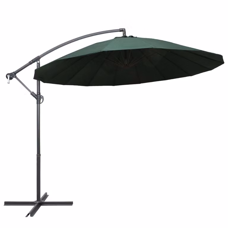 Maison Exclusive - Parasole per esterni, colore verde, con palo in alluminio, altezza 3 metri