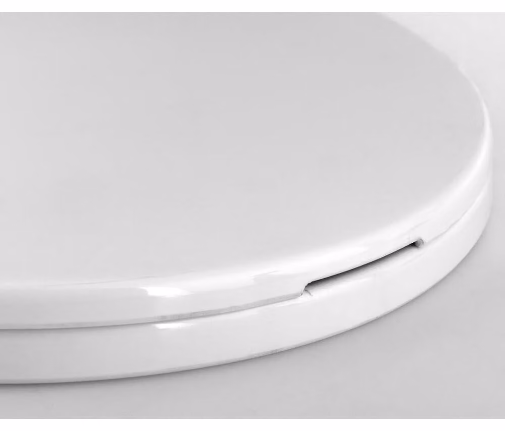 Sedile WC ESMERALDA, chiusura morbida, bianco