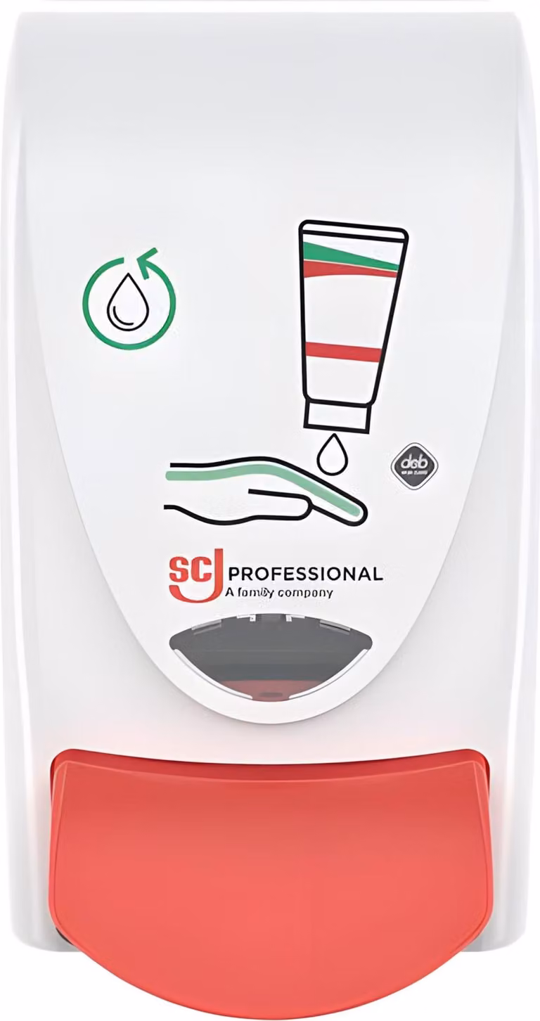 Dispenser main care PROLINE H235xL132xD117circa mm 1l bianco/rosso SC JOHNSON