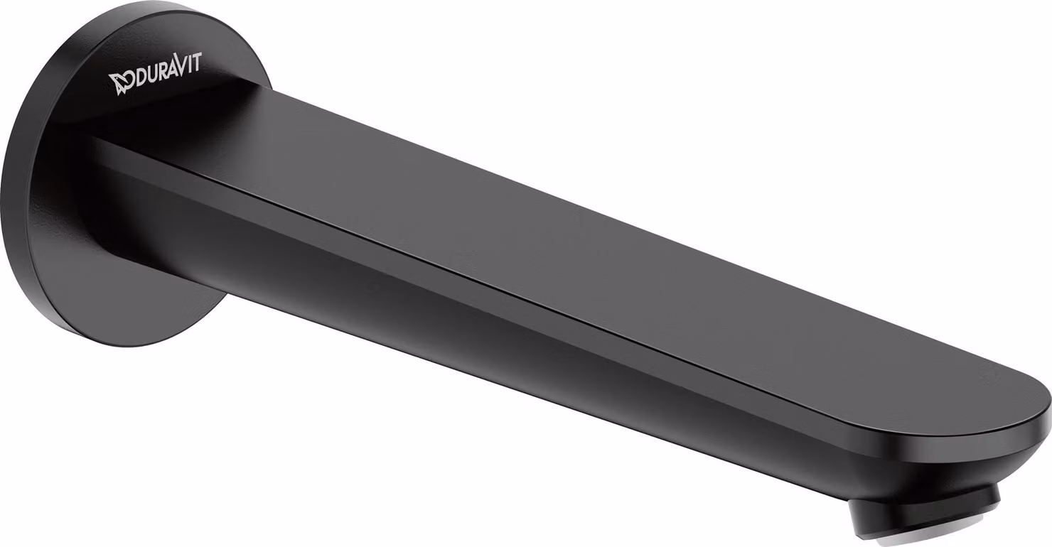 Bec déverseur pour baignoire Duravit Wave, saillie 202 mm, WA5240010046, WA5240010046