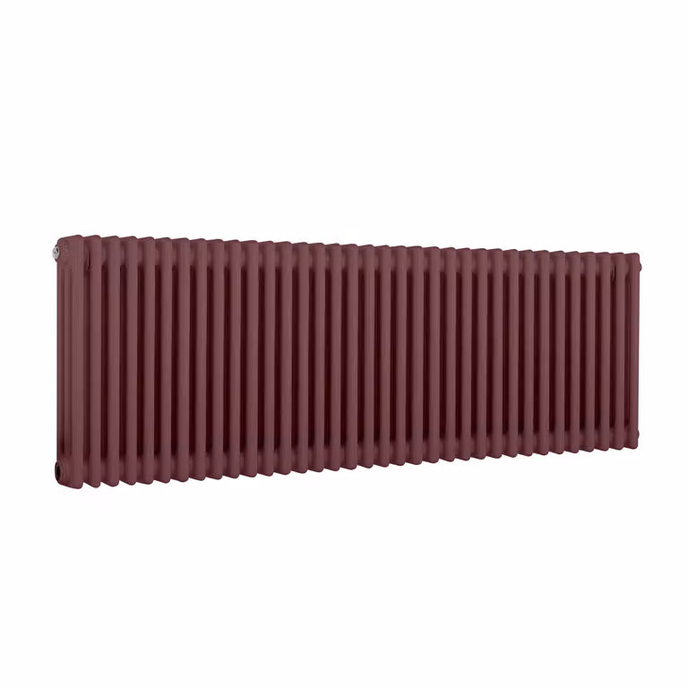 Radiatore Orizzontale a Colonne (3 Colonne) 500mm x 1595mm - Rosso (Booth Rosso) - Regent