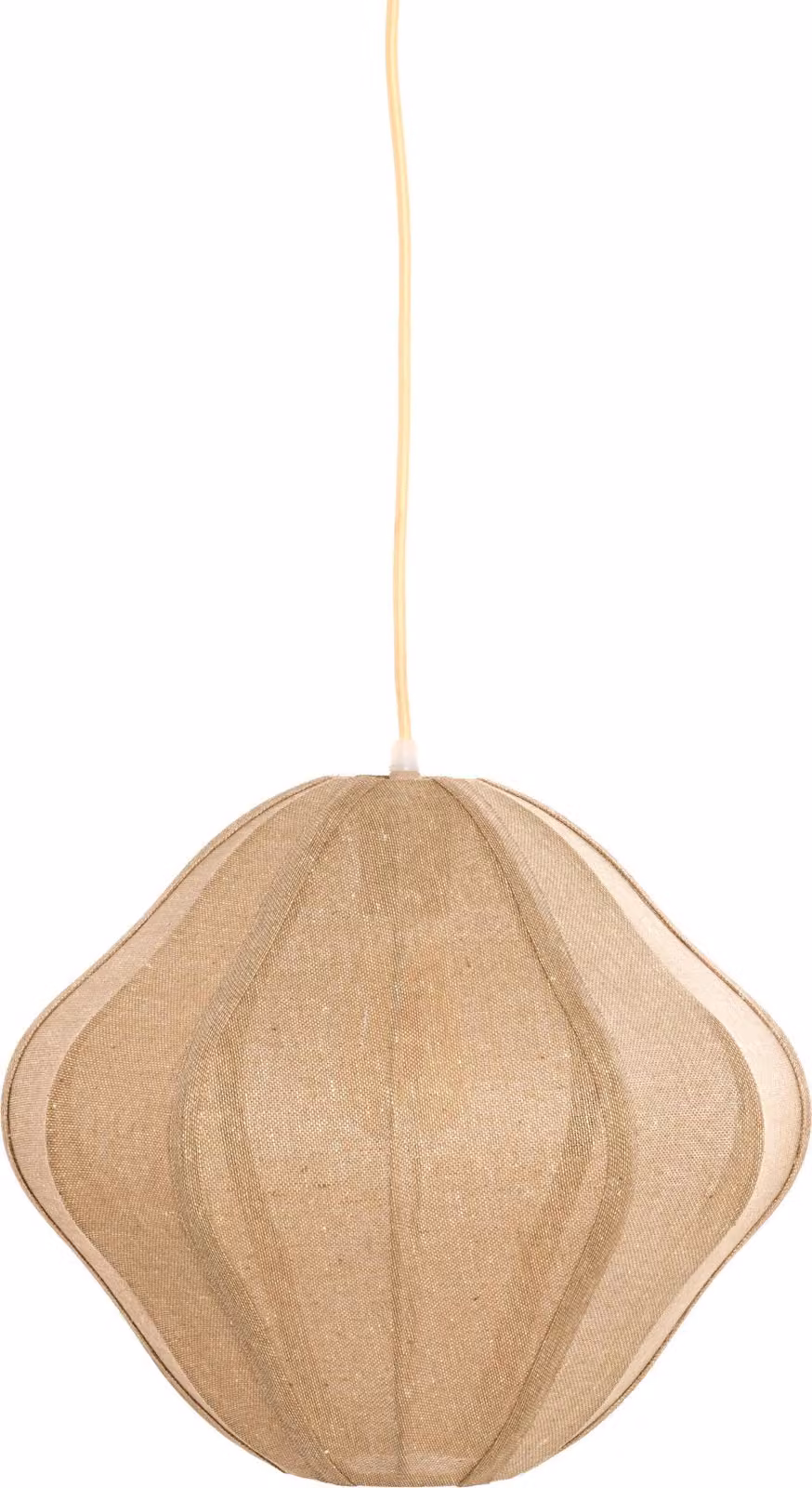 Lampada a sospensione - naturale - Sukau - tessile - E27 - 2984384 - Light & Living