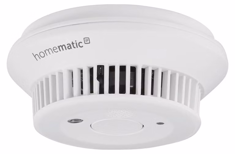 Rilevatore di fumo Q-label - Collegabile in rete - Batteria 10 anni - Illuminazione di emergenza LED