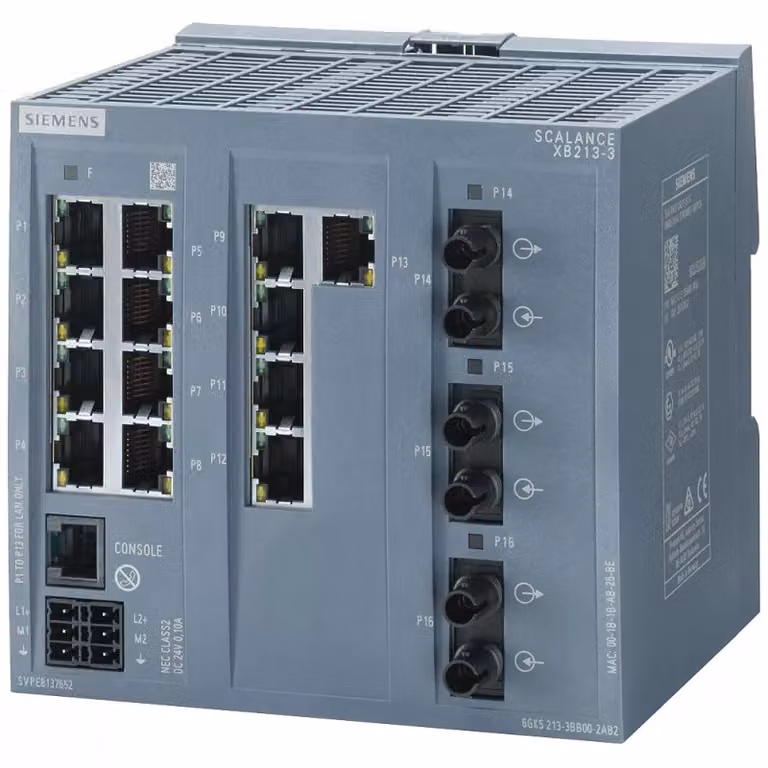Siemens SIEM 6GK5213-3BB00-2TB2 SCALANCE XB213-3 Switch IE Layer 2 gestibile 13X - Switch - 0,1 Gbps